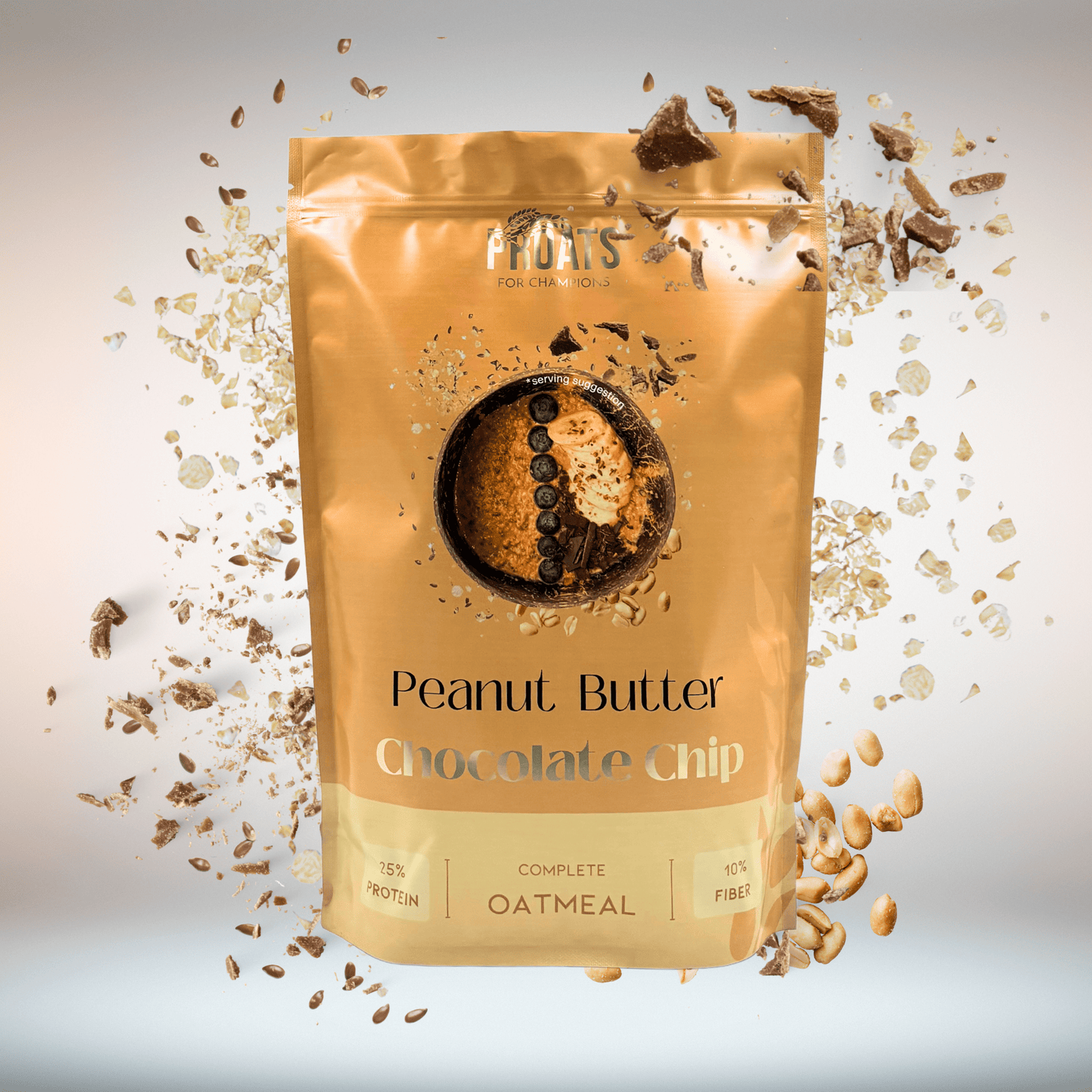 Peanut Butter Chocolate Chip Proteïne Oats - Havermout - PROATS