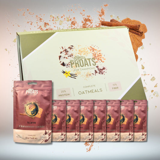Portieverpakkingen Proteïne Oats Warm Cinnamon Cookie (75gram) - Havermout - PROATS