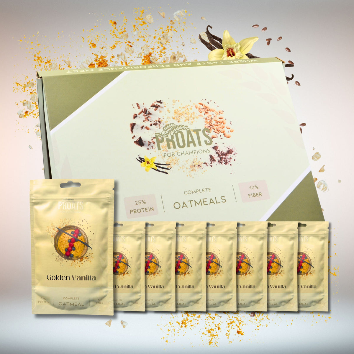 Portieverpakkingen Proteïne Oats Golden Vanilla - PROATS